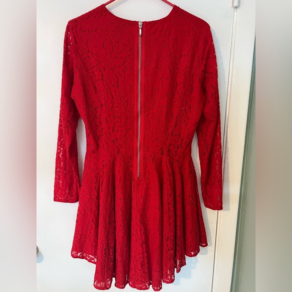 Long Sleeve Red Dress from H&M - Picture 2 of 3